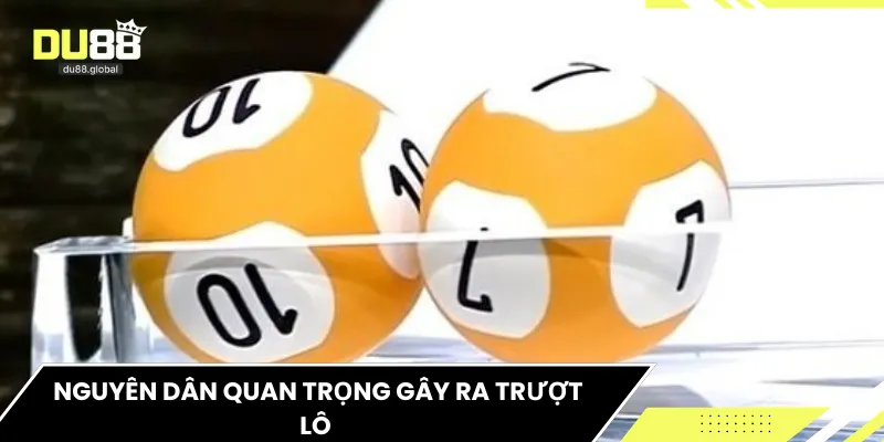 Nguyên nhân quan trọng gây ra trượt lô